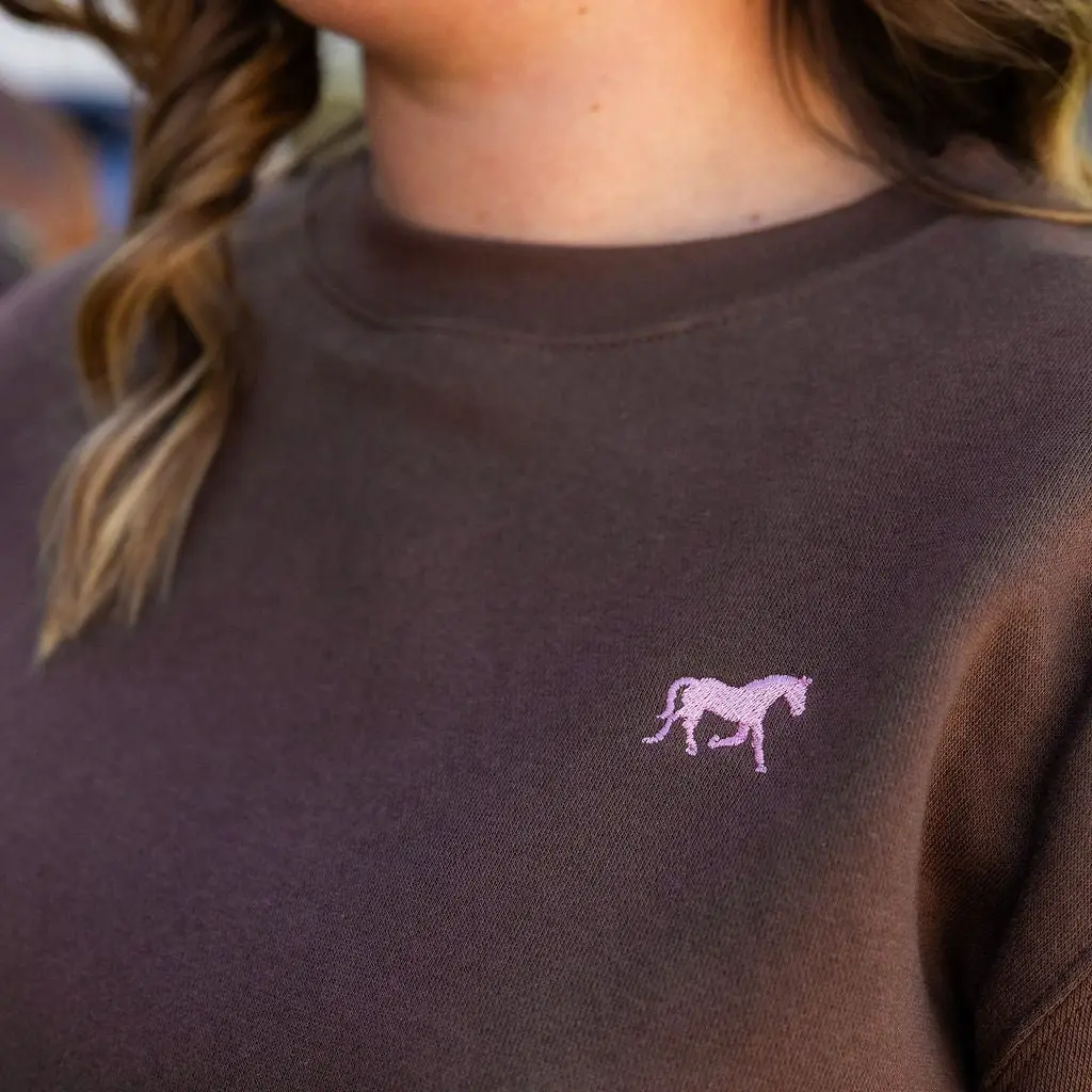 Chestnut Charm Horse Sweatshirt - Image 5
