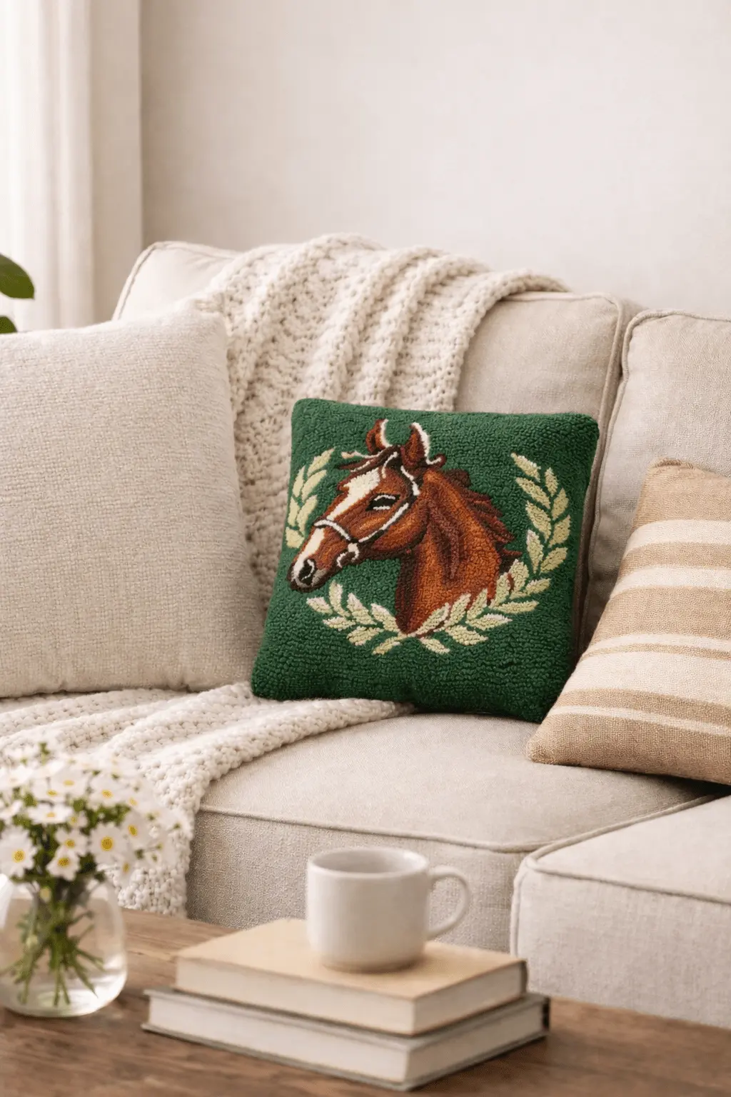 Heritage Horse Pillow - Image 2