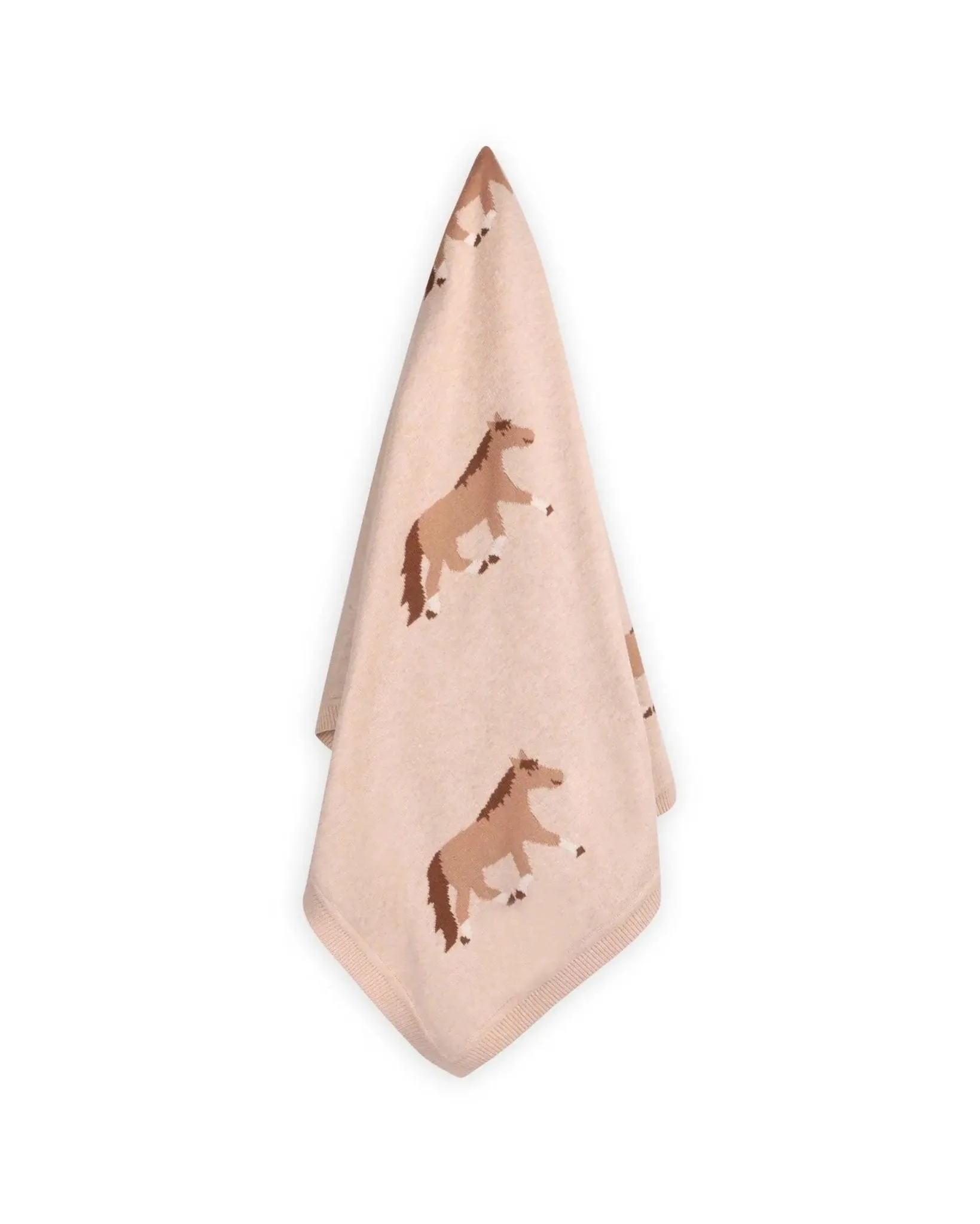 Pony Snuggles Organic Baby Blanket - Image 3