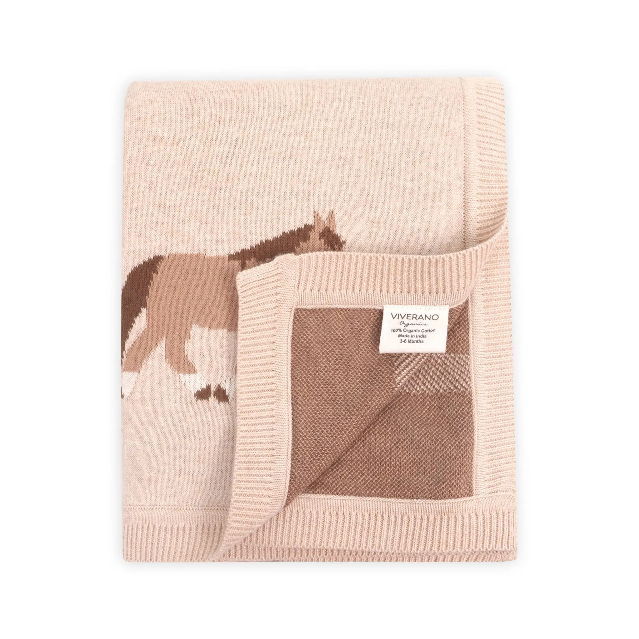 Pony Snuggles Organic Baby Blanket - Image 5