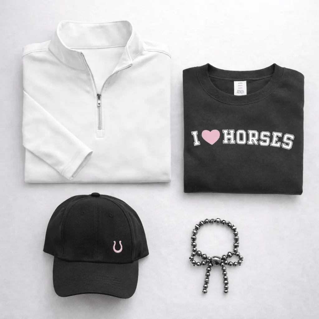 North Star Horseshoe Riding Shirt - Image 6