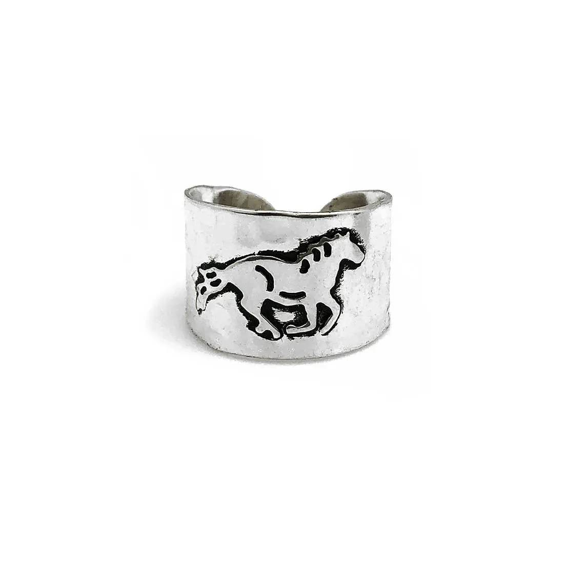 Galloping Horse Cuff Ring - Image 2
