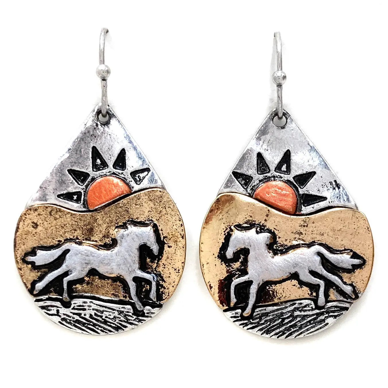 Horse Aztec Earrings - Image 3
