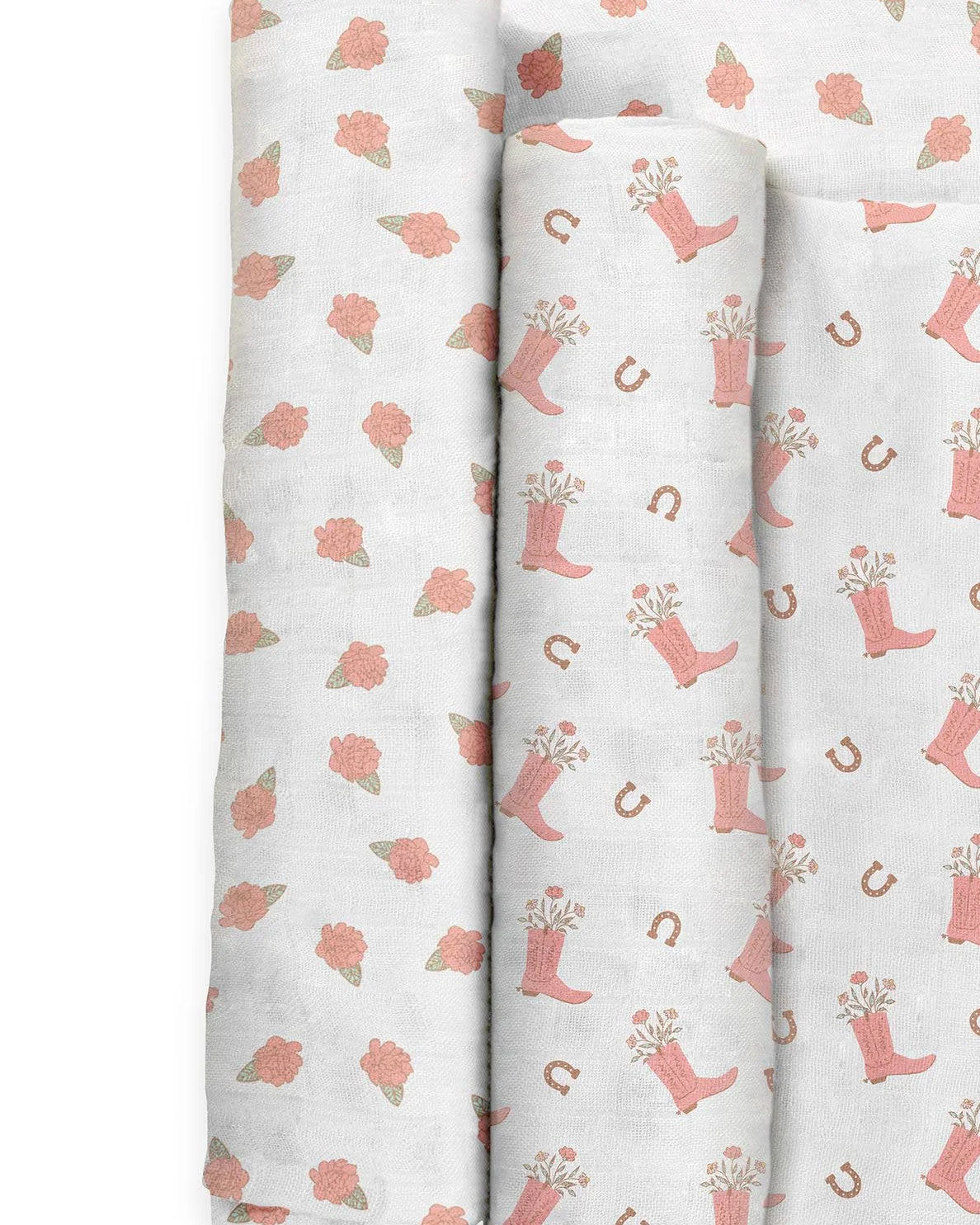 Bloomin' Boot Swaddle Blanket Set - Image 3