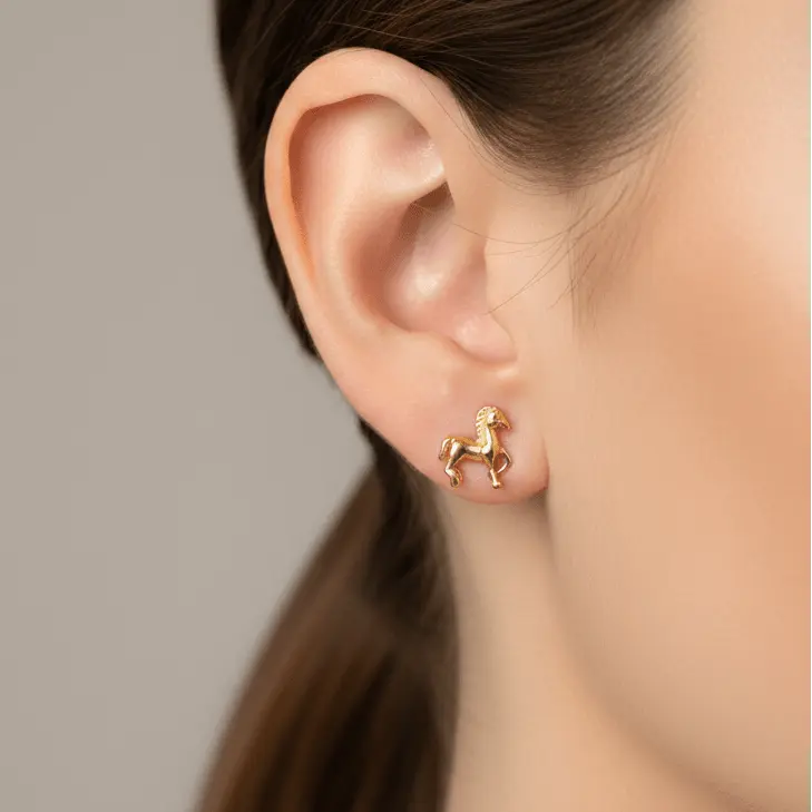Tiny Horse Earrings - Image 3