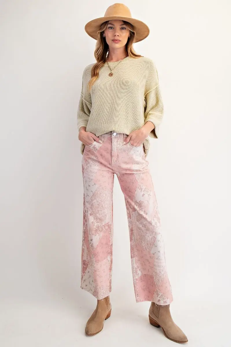 Vintage Rose Twill Pants - Image 3