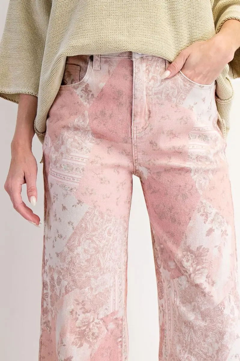 Vintage Rose Twill Pants - Image 4
