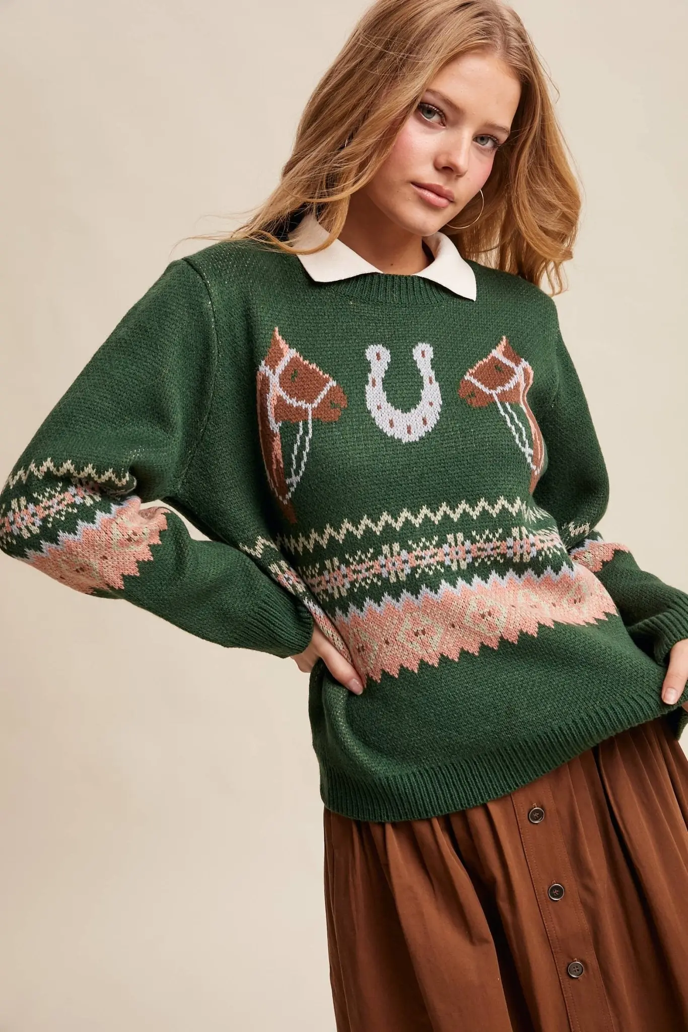 Lucky Charm Horse Sweater