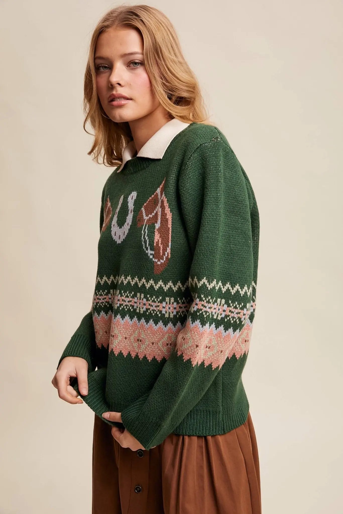 Lucky Charm Horse Sweater - Image 3