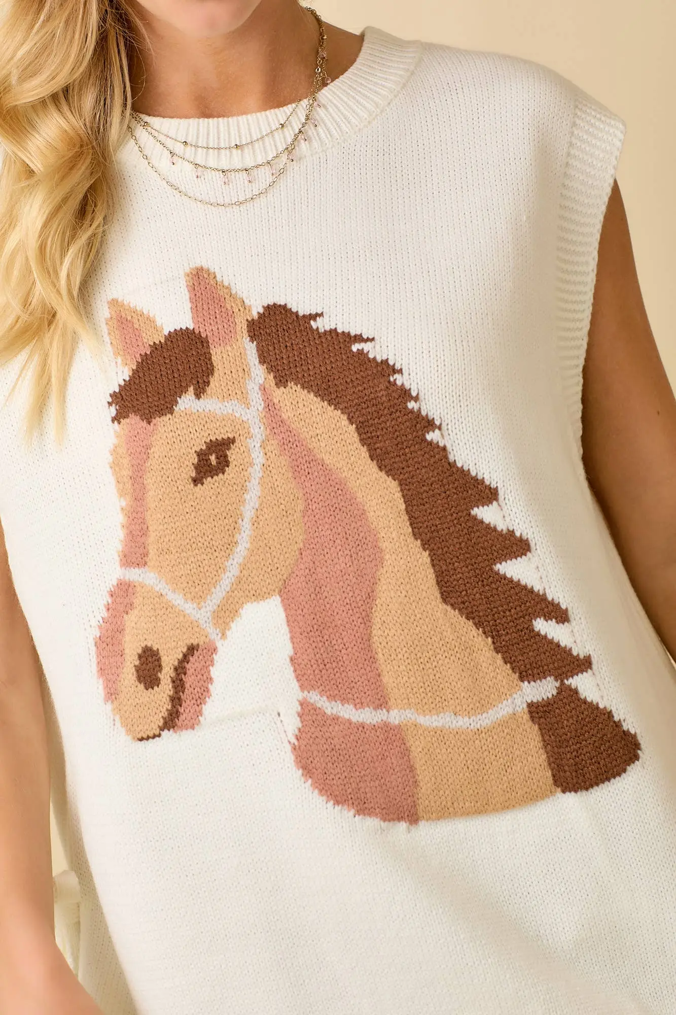 Yeehaw Yarn Sweater Vest - Image 3