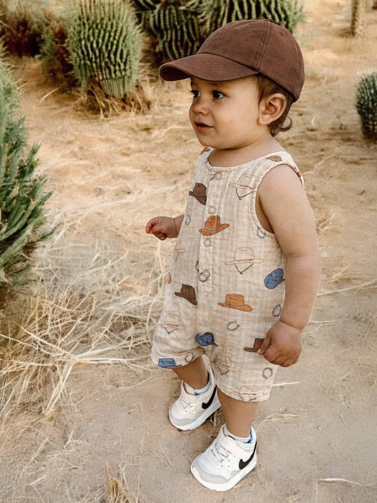 Western Muslin Shortie Romper - Image 2