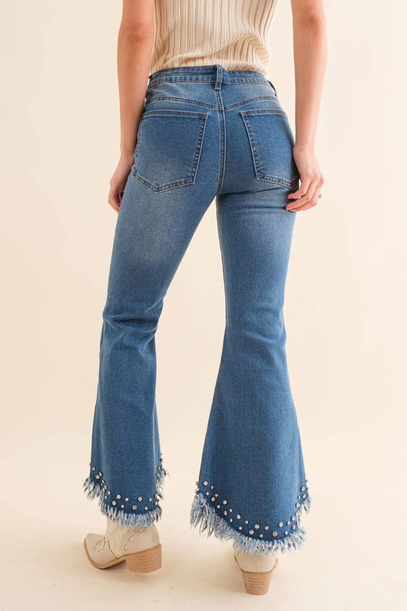 Cowgirl Rhinestone Jeans - Image 4