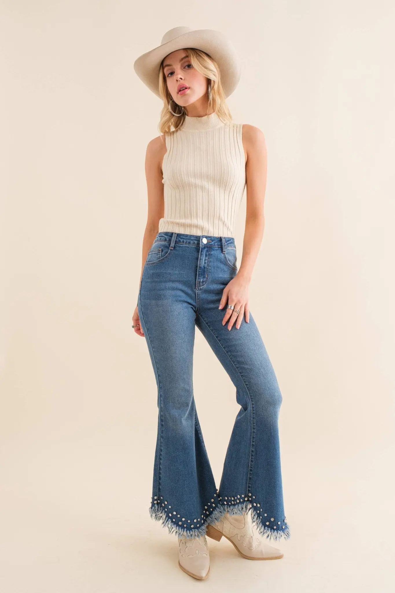 Cowgirl Rhinestone Jeans - Image 6
