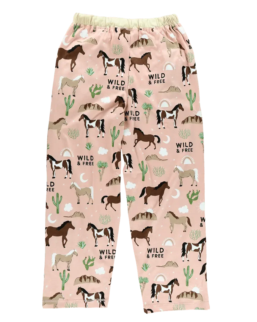 Wild & Free Horse Pajama Bottoms - Image 3