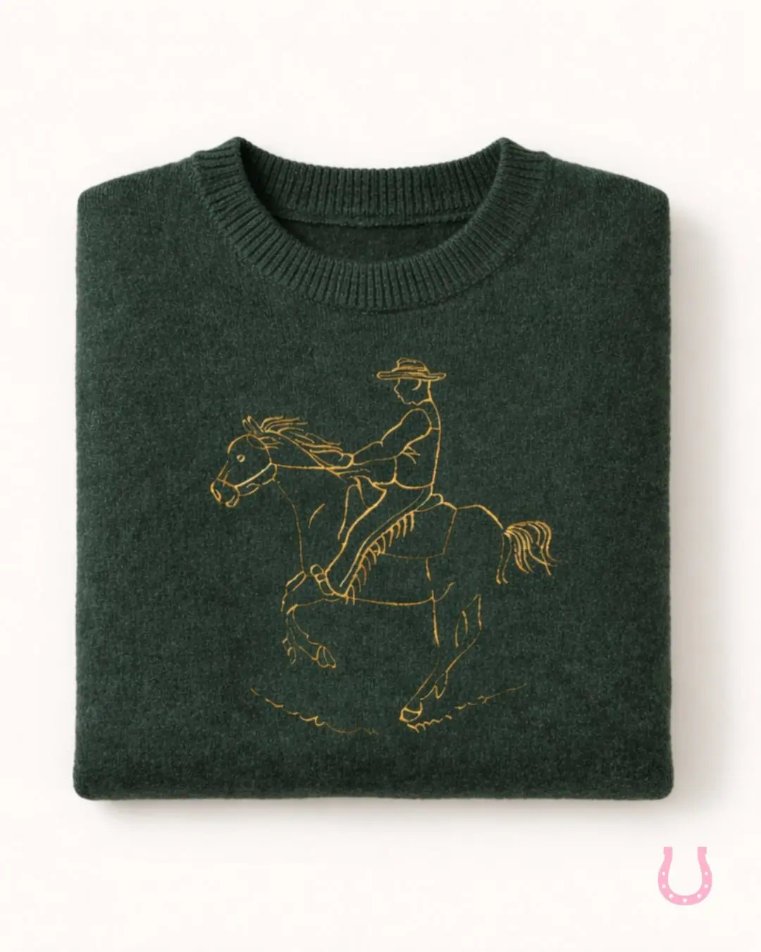 Bridle Up Rider Sweater (Green) - Image 3