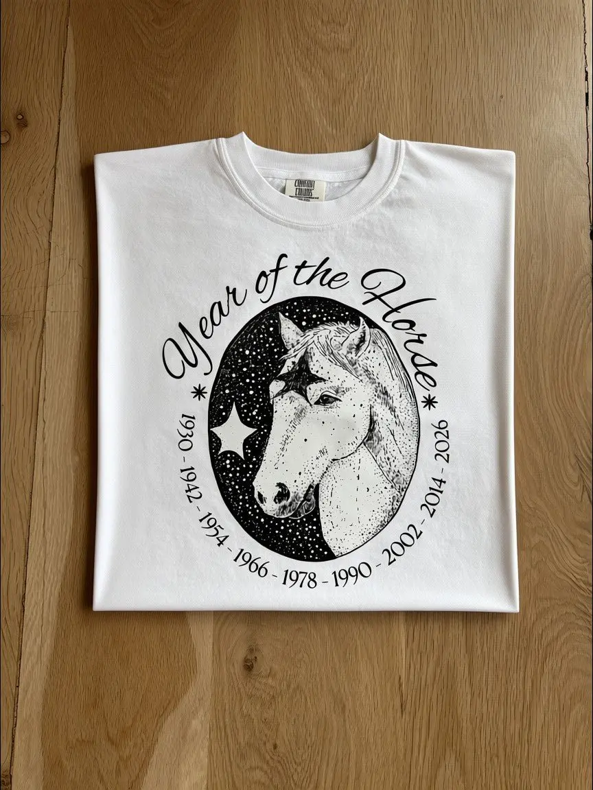 Year of the Horse Cropped T-Shirt - Image 2