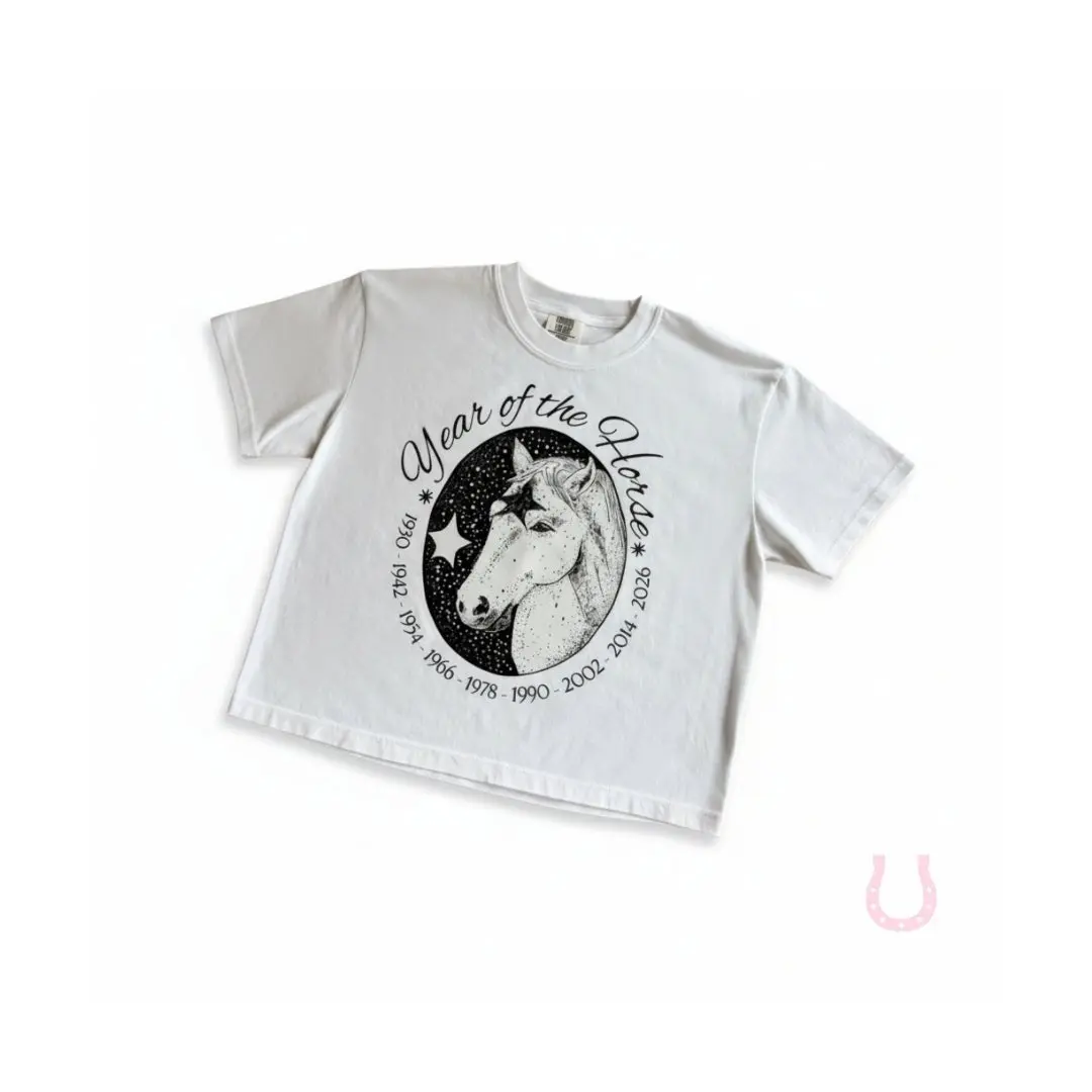 Year of the Horse Cropped T-Shirt - Image 4