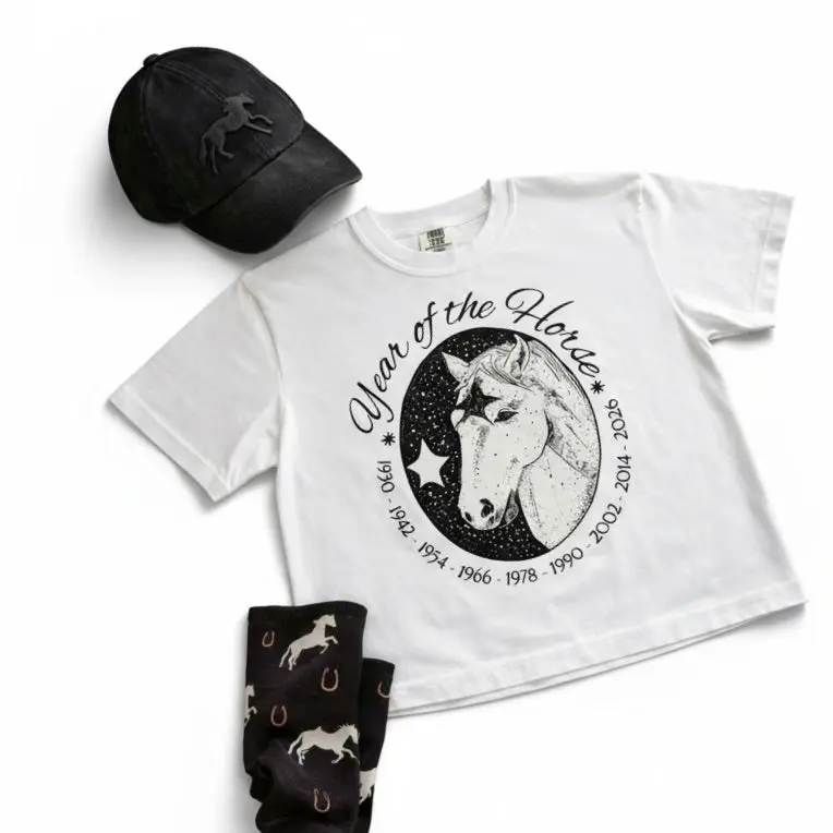 Year of the Horse Cropped T-Shirt - Image 6