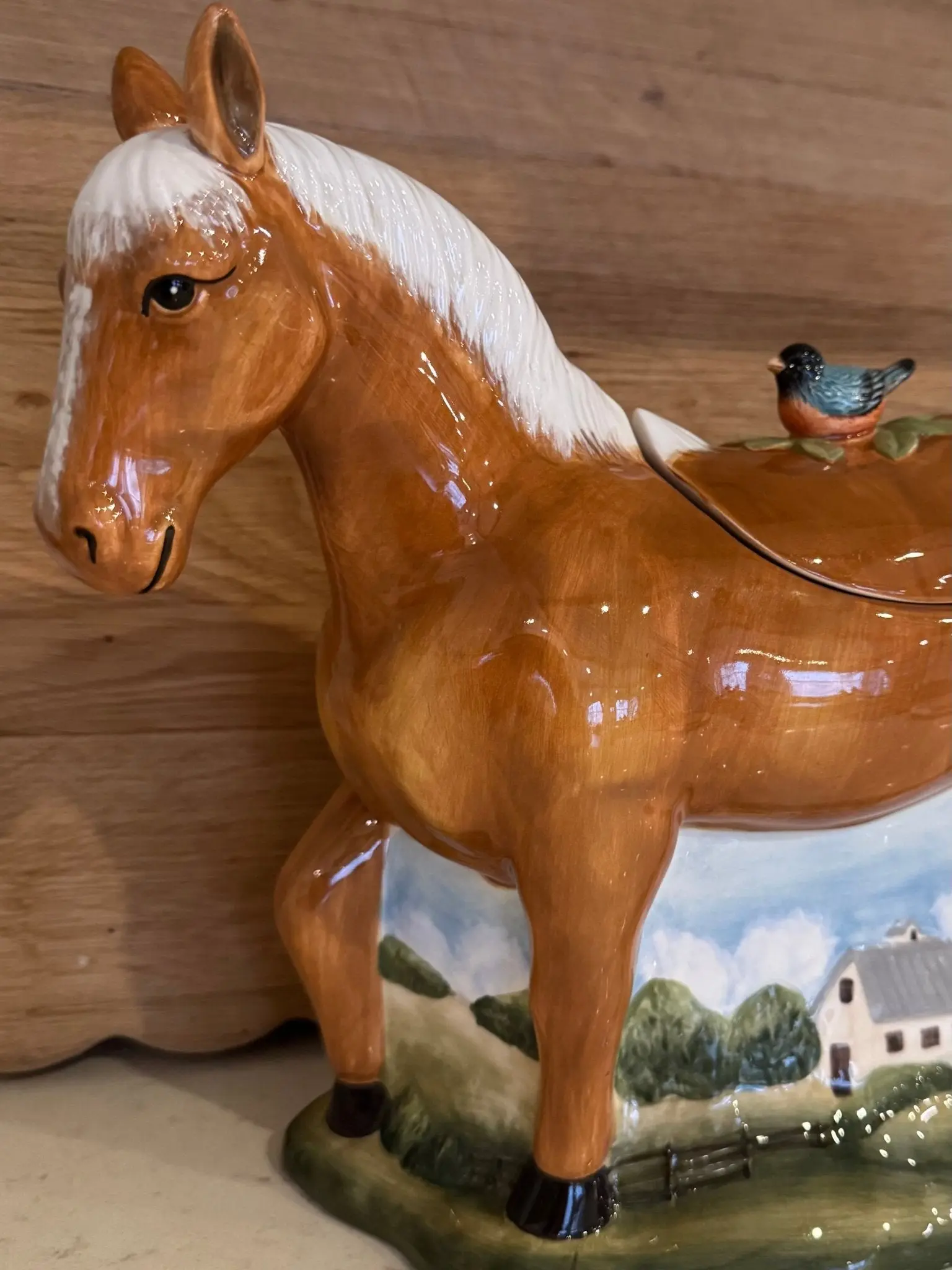 York Stables Horse Cookie Jar - Image 3